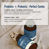Probiotics 60 Billion CFU - 19 Strains