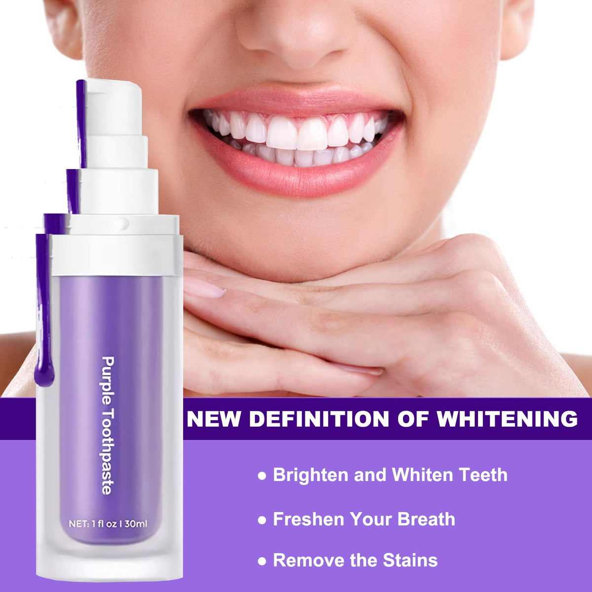 What is purple toothpaste and will it whiten your teeth?