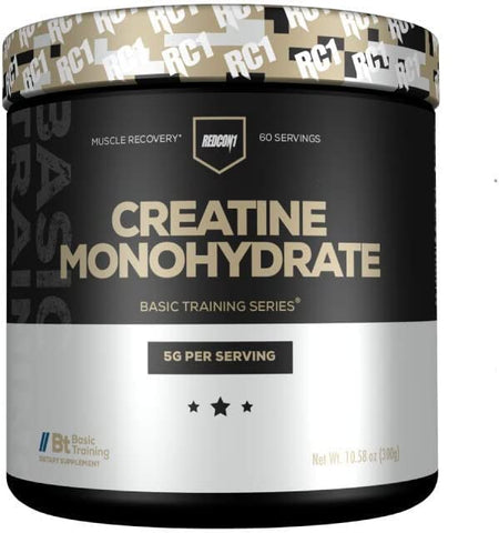 REDCON1 Creatine Monohydrate - Keto Friendly + Vegan Pre & Post Workout Supplement - (60 Servings)
