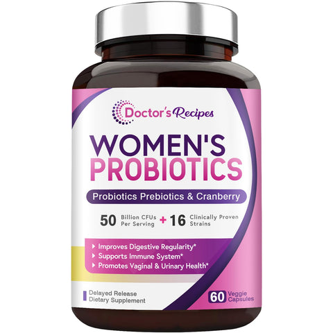 Doctor's Recipes Women’s Probiotics, 60 Caps