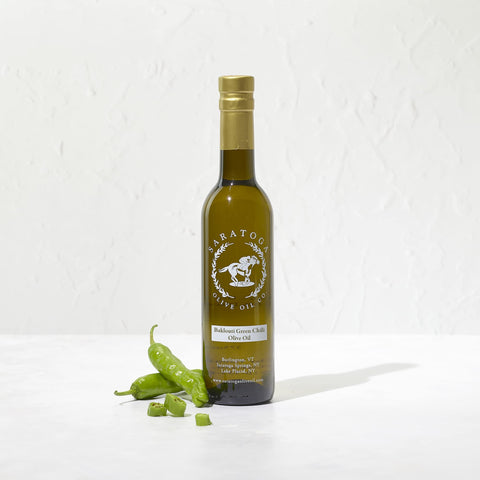 Saratoga Olive Oil Company Baklouti Green Chili Olive Oil 375ml 12.68 fl oz