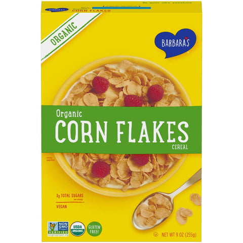 Vegan Organic Corn Flakes Cereal | Pack of 10