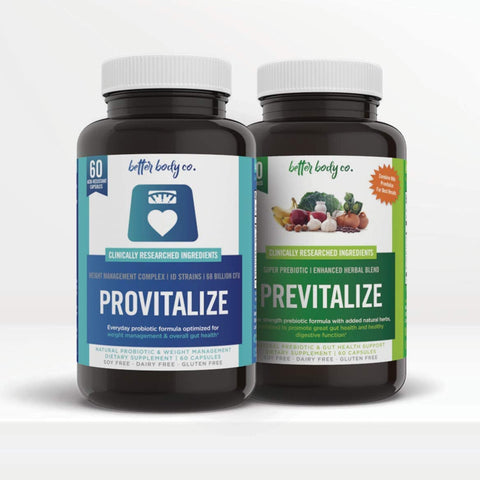 FREE Shipping - Provitalize & Previtalize Natural Probiotic Menopause Supplement Bundle
