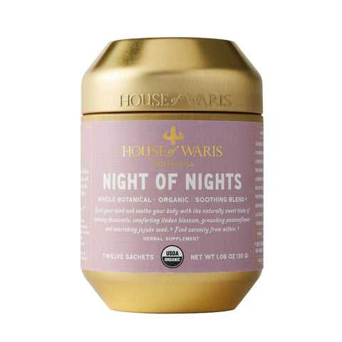 House of Waris Botanicals Vegan Adaptogenic Tea | (Night of Nights)