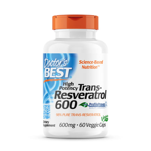 Trans-Resveratrol 600 mg, 60 Veggie Caps