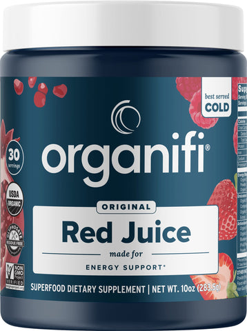 Organifi Red Juice - Vegan Drink Powder, 30 Servings -10 Ounce