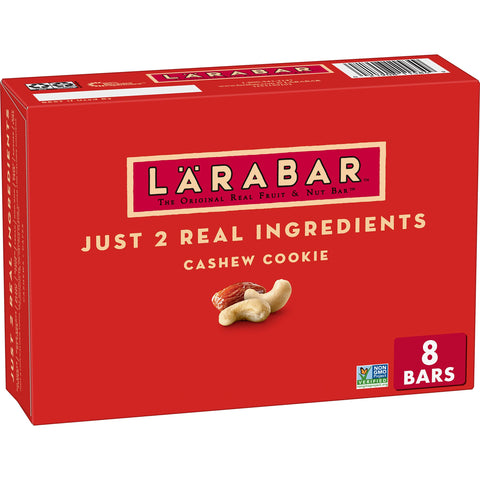 Larabar Cashew Cookie, Fruit & Nut Bar, 1.7 oz Bars, 8 Ct
