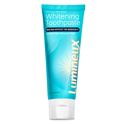 Lumineux Teeth Whitening Toothpaste - Natural & Enamel Safe for Sensitive & Whiter Teeth - 3.75 Ounce (Pack of 1)