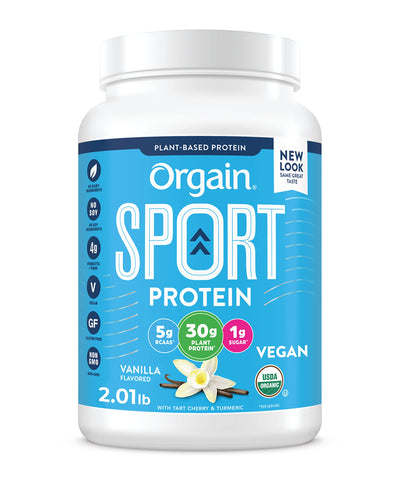 Orgain Sport Plant-Based Protein Powder | Vanilla
