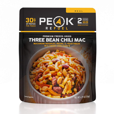 Vegan Three Bean Chili Macaroni | 2 Servings