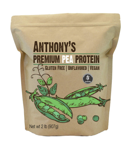 Anthony's Premium Pea Protein - Vegan, unflavored 2 lbs.