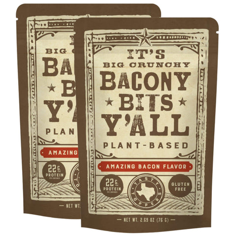 Vegan Bacon Bits - 2.69 oz (Pack of 2)
