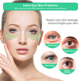 "BREYLEE Aloe Vera Eye Masks - Reduce Puffy Eyes & Dark Circles, Firm & Improve Under Eye Skin - 60 pcs