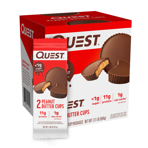 Quest Nutrition High Protein Low Carb Peanut Butter Cups | 12Pcs